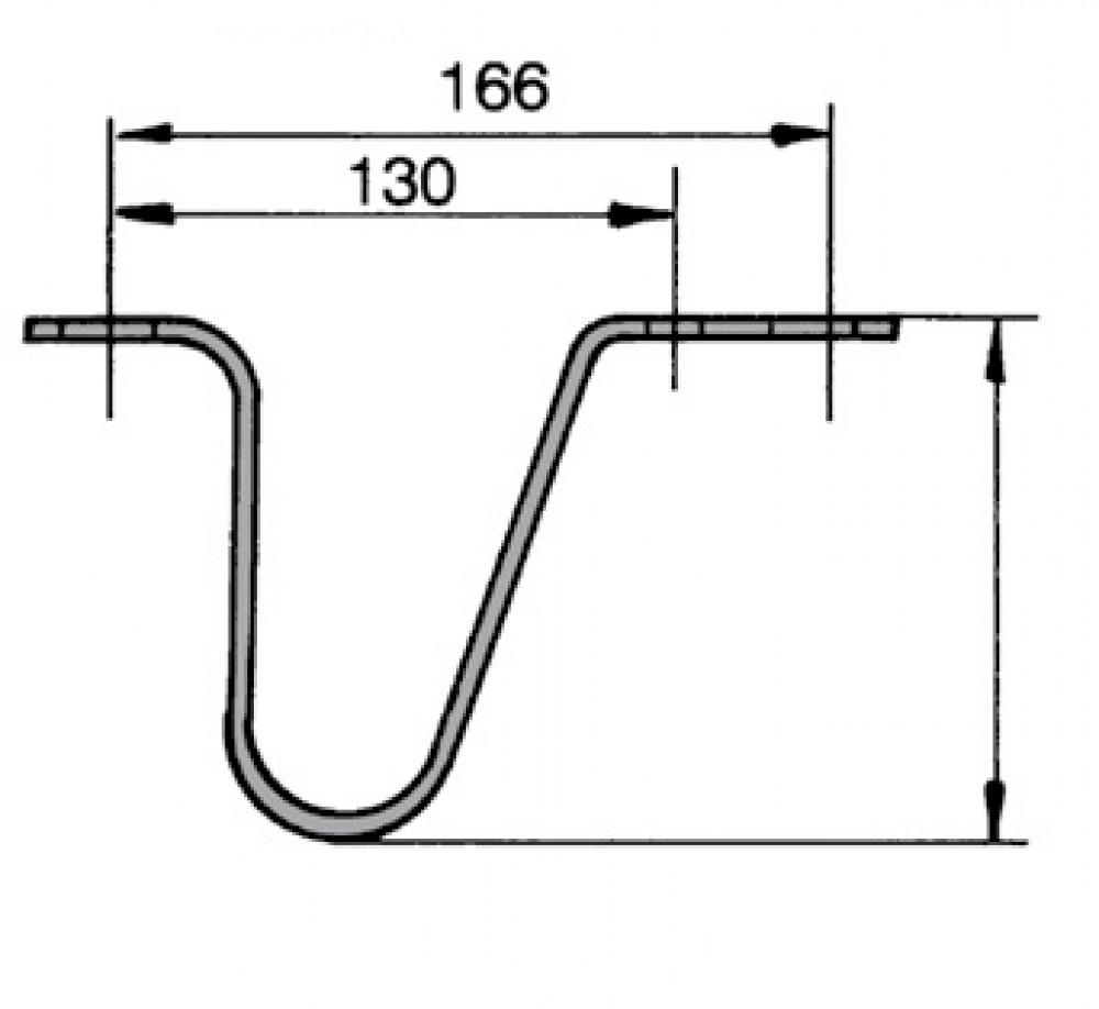 AL-KO Valbeugel Lengte 9cm