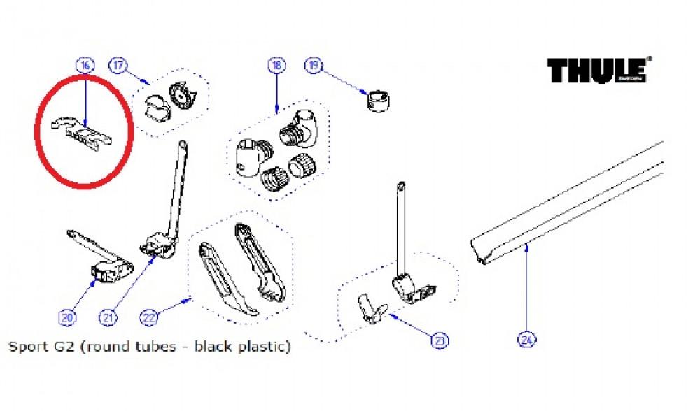 Thule G2 Platform Holder 30/34