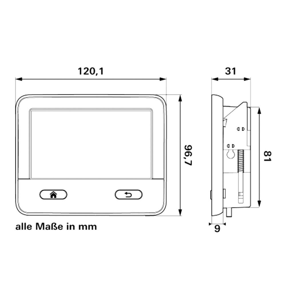 Truma Combi 4E Inet X Paneel