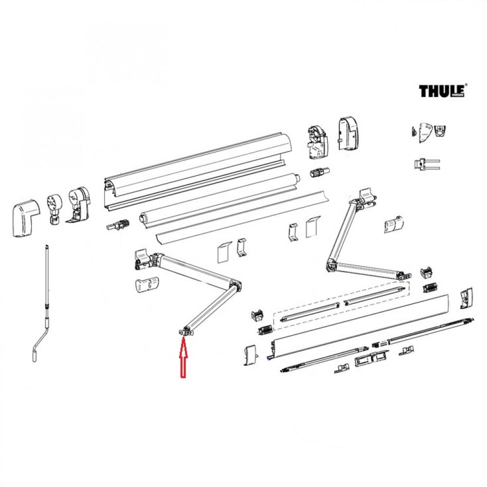 Thule Connection Lead Rail LH+RH 5200