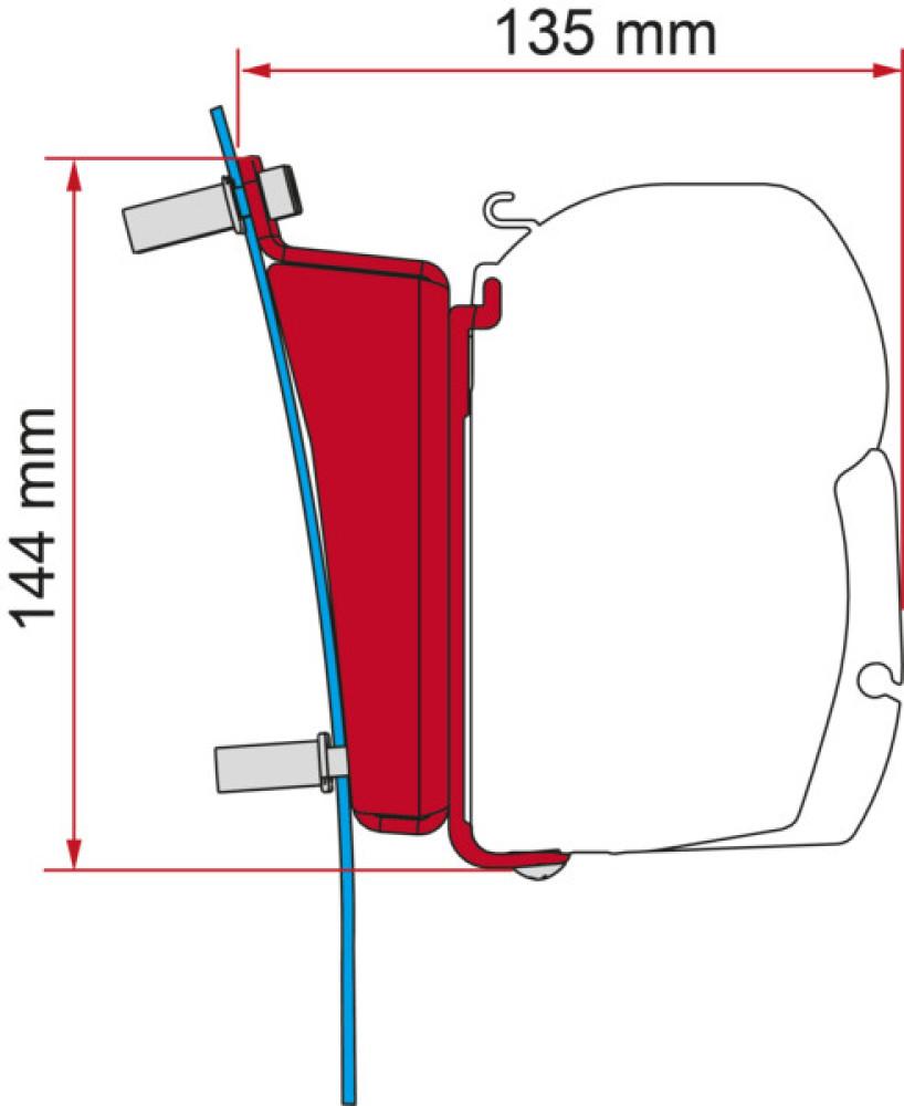 Fiamma Adapterkit Ford Transit H3