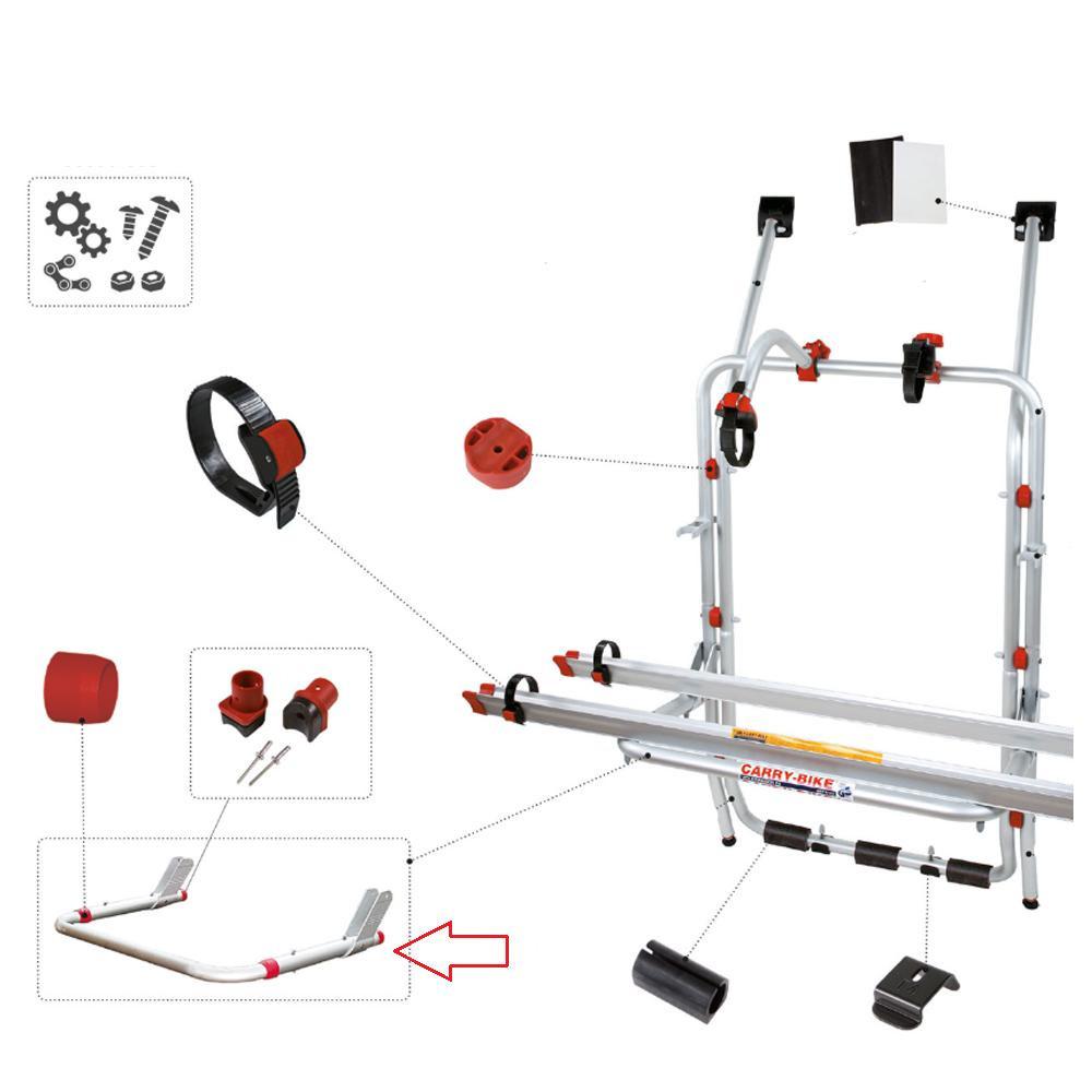 Fiamma Carry-Bike VW T4 Telescopische Onderbeugel