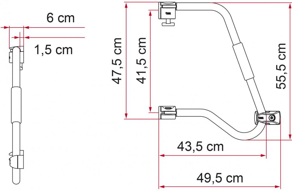 Fiamma Instapbeugel Security 46 Pro