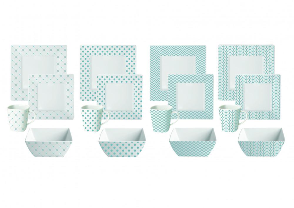 Melamine servies Scandic 16-delig